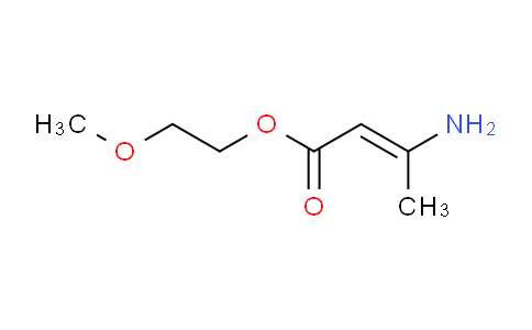 CAS No. 50899-10-0, 3-amino-2-butenoic acid 2-methoxyethyl ester