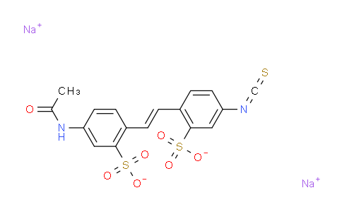 CAS No. 51023-76-8, disodium 5-acetamido-2-[(E)-2-(4-isothiocyanato-2-sulfonatophenyl)ethenyl]benzenesulfonate