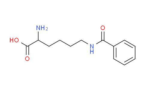 CAS No. 5107-18-6, 2-amino-6-benzamidohexanoic acid