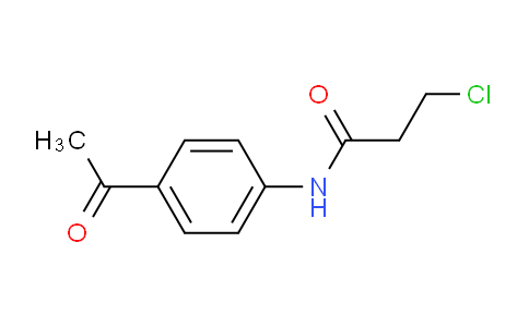 CAS No. 51256-02-1, N-(4-Acetylphenyl)-3-chloropropanamide