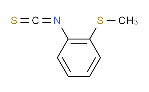 CAS No. 51333-75-6, 1-Isothiocyanato-2-(methylsulfanyl)benzene