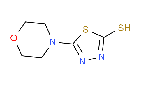 CAS No. 51412-74-9, 5-Morpholino-1,3,4-thiadiazole-2-thiol