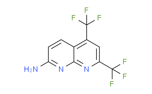 CAS No. 51420-72-5, 5,7-Bis(trifluoromethyl)-1,8-naphthyridin-2-amine