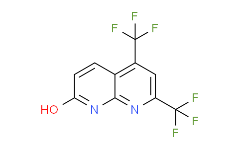 CAS No. 51420-73-6, 5,7-Bis(trifluoromethyl)-1,8-naphthyridin-2-ol