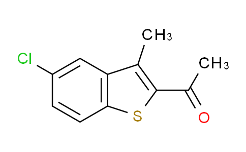 CAS No. 51527-18-5, 1-(5-Chloro-3-methylbenzo[b]thiophen-2-yl)ethanone