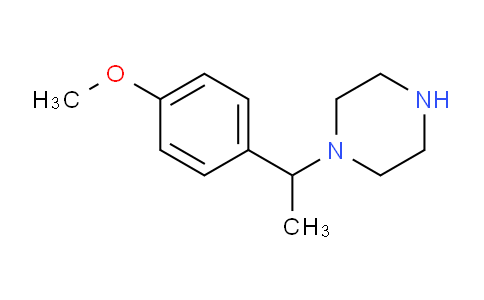 CAS No. 517856-55-2, 1-[1-(4-methoxyphenyl)ethyl]piperazine