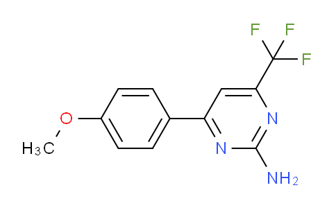 CAS No. 519056-51-0, 4-(4-Methoxyphenyl)-6-(trifluoromethyl)pyrimidin-2-amine
