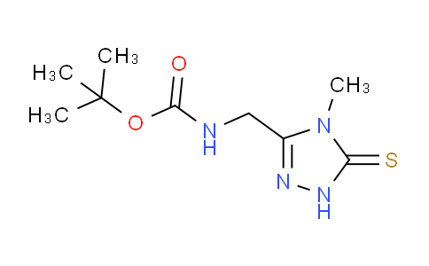 CAS No. 519056-65-6, N-[(4-methyl-5-sulfanylidene-1H-1,2,4-triazol-3-yl)methyl]carbamic acid tert-butyl ester
