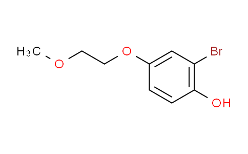 CAS No. 52076-14-9, 2-Bromo-4-(2-methoxyethoxy)phenol