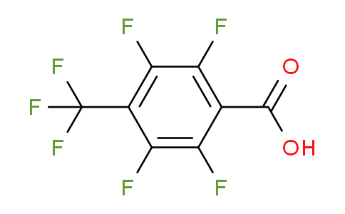 CAS No. 5216-22-8, 2,3,5,6-tetrafluoro-4-(trifluoromethyl)benzoic acid