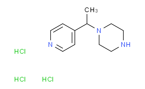 CAS No. 521914-40-9, 1-(1-(Pyridin-4-yl)ethyl)piperazine trihydrochloride