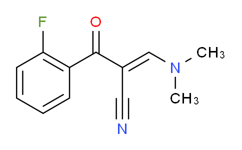 CAS No. 52200-14-3, 3-(dimethylamino)-2-[(2-fluorophenyl)-oxomethyl]-2-propenenitrile