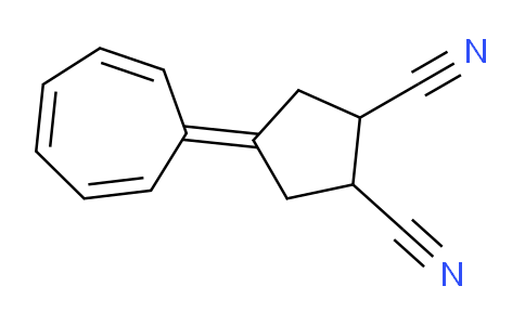 CAS No. 52315-92-1, 4-(Cyclohepta-2,4,6-trien-1-ylidene)cyclopentane-1,2-dicarbonitrile