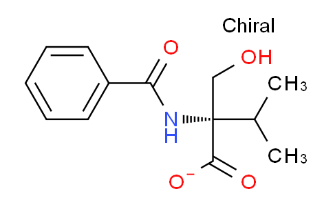 CAS No. 52421-46-2, (2S)-2-benzamido-2-(hydroxymethyl)-3-methylbutanoate