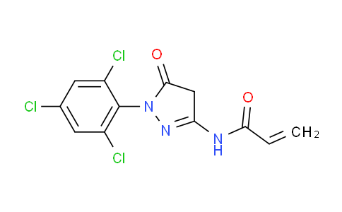 CAS No. 52472-98-7, N-[5-oxo-1-(2,4,6-trichlorophenyl)-4H-pyrazol-3-yl]prop-2-enamide