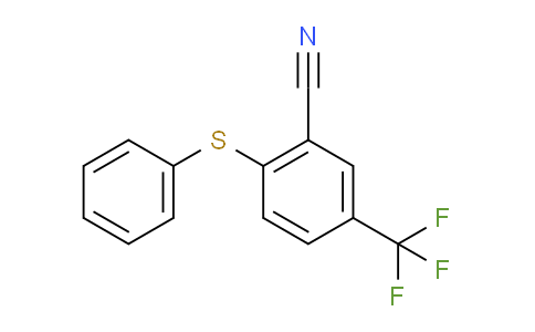 CAS No. 52548-95-5, 2-(phenylthio)-5-(trifluoromethyl)benzonitrile