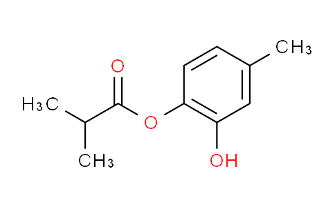CAS No. 52589-39-6, 2-Hydroxy-4-methylphenyl isobutyrate