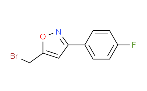CAS No. 5262-25-9, 5-(bromomethyl)-3-(4-fluorophenyl)isoxazole