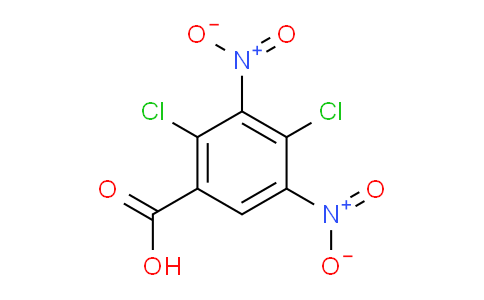 CAS No. 52729-03-0, 2,4-Dichloro-3,5-dinitrobenzoic acid