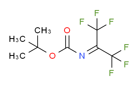 CAS No. 52786-55-7, N-(1,1,1,3,3,3-hexafluoropropan-2-ylidene)carbamic acid tert-butyl ester