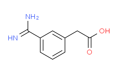 CAS No. 52820-40-3, 2-(3-Carbamimidoylphenyl)acetic acid