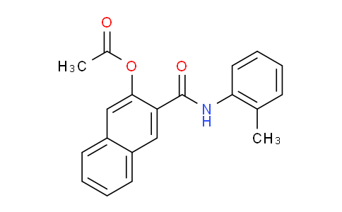 CAS No. 528-66-5, 3-(o-Tolylcarbamoyl)naphthalen-2-yl acetate