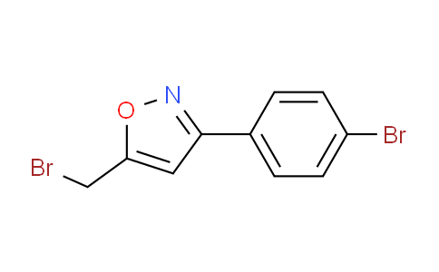 CAS No. 5300-99-2, 5-(Bromomethyl)-3-(4-bromophenyl)isoxazole