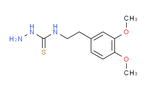 CAS No. 53068-24-9, N-(3,4-Dimethoxyphenethyl)hydrazinecarbothioamide