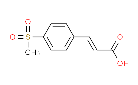 CAS No. 5345-30-2, 3-(4-(Methylsulfonyl)phenyl)acrylic acid