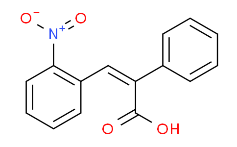 CAS No. 5345-40-4, 3-(o-Nitrophenyl)-2-phenylpropenoic acid