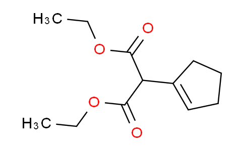 CAS No. 53608-93-8, 2-(1-cyclopentenyl)propanedioic acid diethyl ester