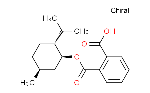 CAS No. 53623-42-0, 2-((((1S,2R,5S)-2-Isopropyl-5-methylcyclohexyl)oxy)carbonyl)benzoic acid