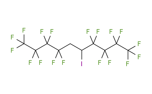 CAS No. 53638-10-1, 1,1,1,2,2,3,3,4,4,7,7,8,8,9,9,10,10,10-octadecafluoro-5-iododecane