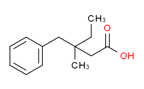 CAS No. 53663-16-4, 3-Benzyl-3-methylpentanoic acid