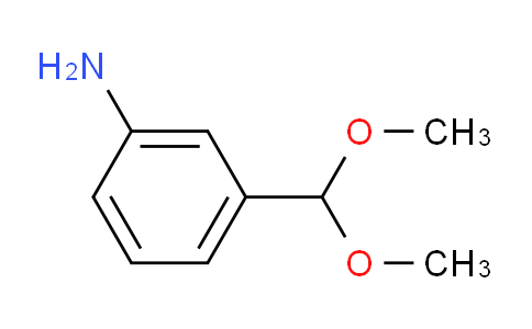 CAS No. 53663-37-9, 3-(Dimethoxymethyl)aniline