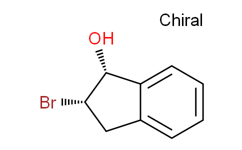 CAS No. 5400-80-6, (1R,2S)-2-bromo-2,3-dihydro-1H-inden-1-ol