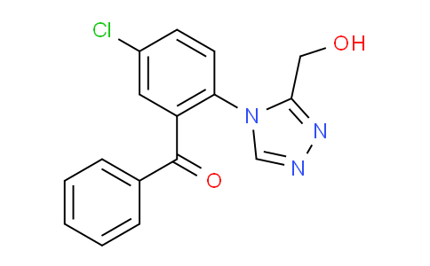 CAS No. 54041-98-4, (5-Chloro-2-(3-(hydroxymethyl)-4H-1,2,4-triazol-4-yl)phenyl)(phenyl)methanone