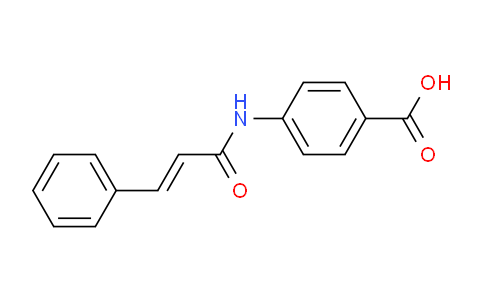 CAS No. 54057-59-9, 4-[(1-oxo-3-phenylprop-2-enyl)amino]benzoic acid