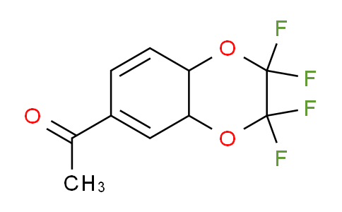 CAS No. 540738-37-2, 1-(2,2,3,3-tetrafluoro-4a,8a-dihydro-1,4-benzodioxin-6-yl)ethanone