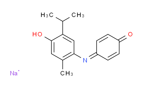 CAS No. 5418-43-9, 4-(4-hydroxy-2-methyl-5-propan-2-ylphenyl)imino-1-cyclohexa-2,5-dienone; sodium
