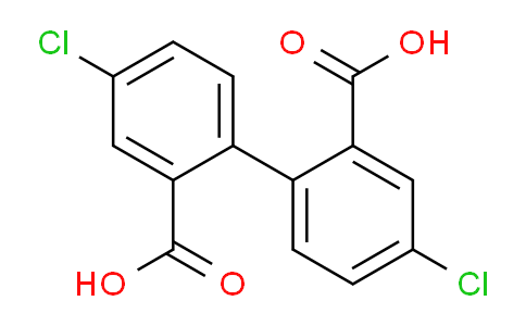 CAS No. 54389-65-0, 4,4'-Dichloro-[1,1'-biphenyl]-2,2'-dicarboxylic acid
