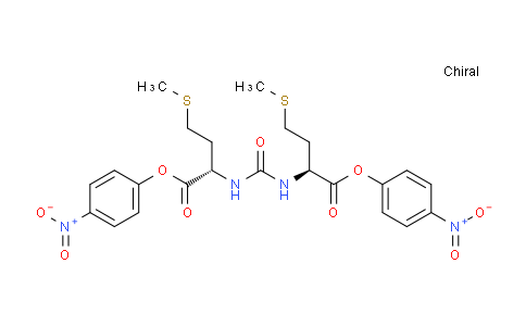 CAS No. 5464-22-2, (2S)-4-(methylthio)-2-[[[[(2S)-4-(methylthio)-1-(4-nitrophenoxy)-1-oxobutan-2-yl]amino]-oxomethyl]amino]butanoic acid (4-nitrophenyl) ester