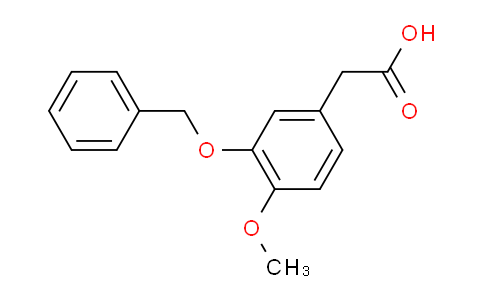 CAS No. 5487-33-2, 2-(3-(Benzyloxy)-4-methoxyphenyl)acetic acid
