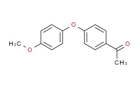 CAS No. 54916-28-8, 1-[4-(4-methoxyphenoxy)phenyl]ethanone