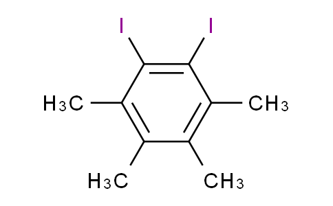 CAS No. 5503-82-2, 1,2-Diiodo-3,4,5,6-tetramethylbenzene