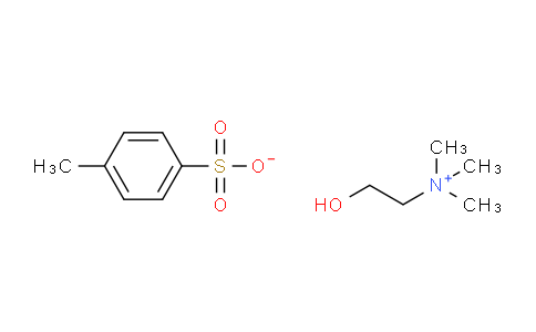 CAS No. 55357-38-5, 2-Hydroxy-N,N,N-trimethylethanaminium 4-methylbenzenesulfonate