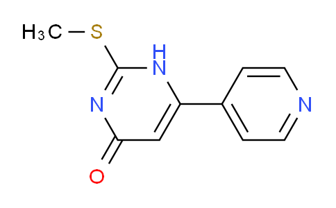CAS No. 55361-63-2, 2-(methylthio)-6-pyridin-4-yl-1H-pyrimidin-4-one