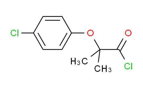 CAS No. 5542-60-9, 2-(4-Chlorophenoxy)-2-methylpropanoyl chloride