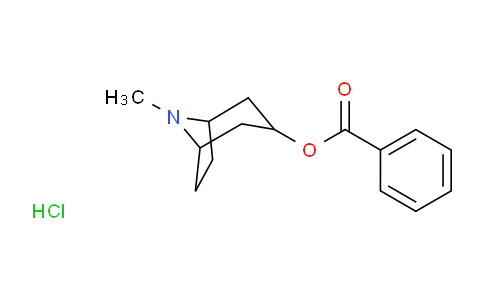 CAS No. 55623-27-3, benzoic acid (8-methyl-8-azabicyclo[3.2.1]octan-3-yl) ester hydrochloride