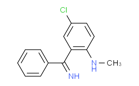 CAS No. 5606-40-6, 4-chloro-2-[imino(phenyl)methyl]-N-methylaniline